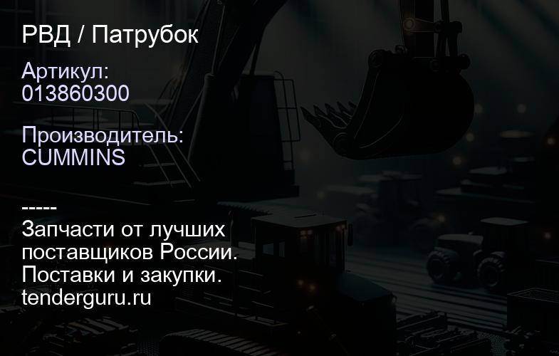 013860300 РВД / Патрубок | купить запчасти