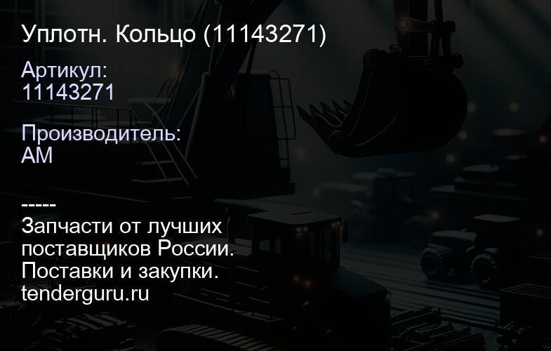 11143271 Уплотн. Кольцо (11143271) | купить запчасти