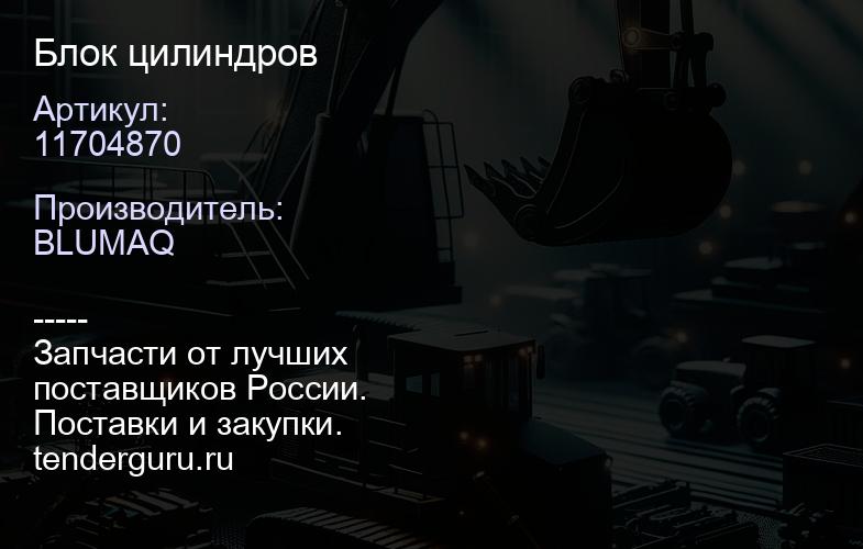 11704870 Блок цилиндров | купить запчасти