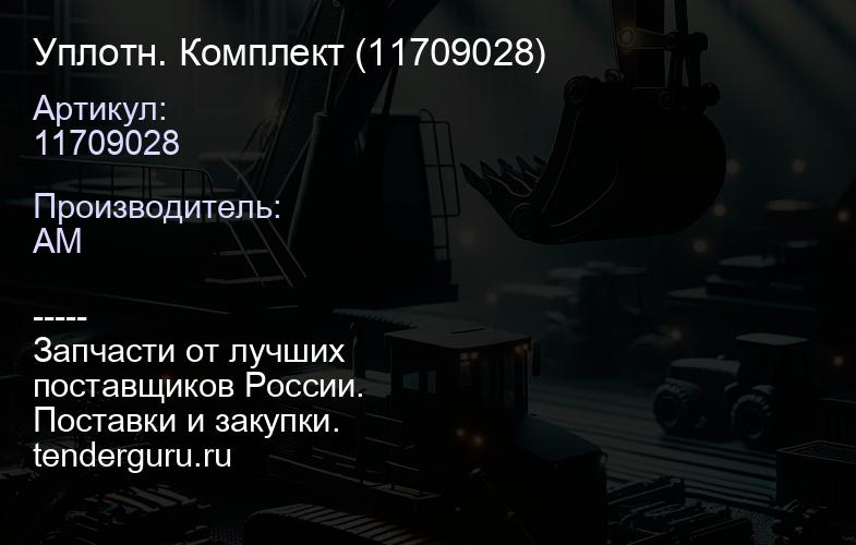 11709028 Уплотн. Комплект (11709028) | купить запчасти
