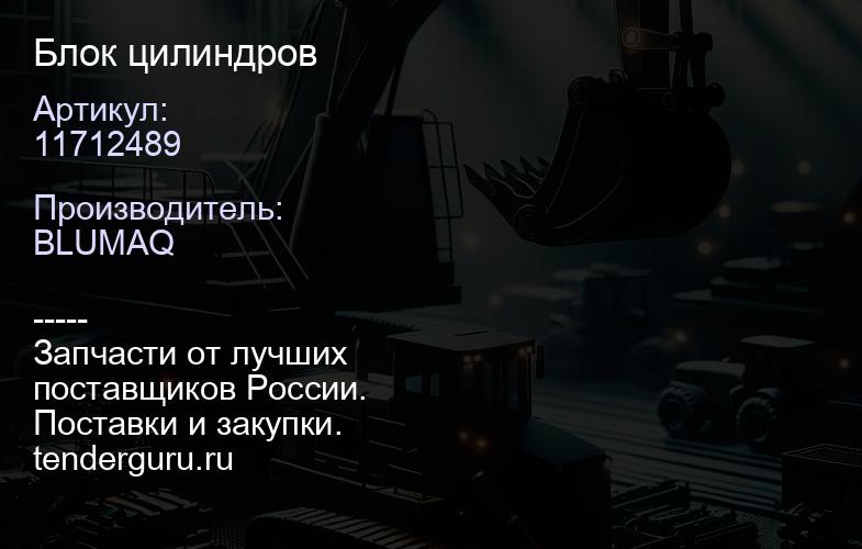11712489 Блок цилиндров | купить запчасти