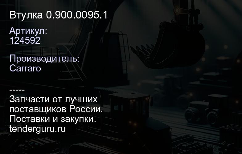 124592 Втулка 0.900.0095.1 | купить запчасти