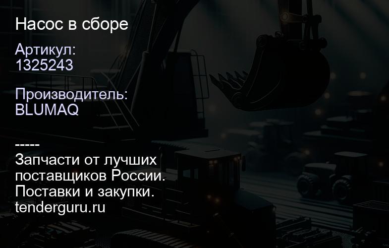 1325243 Насос в сборе | купить запчасти