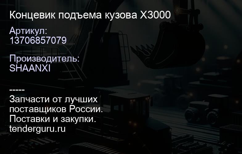 13706857079 Концевик подъема кузова X3000 | купить запчасти