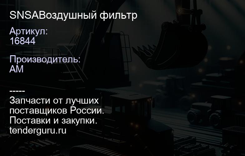 SNSA16844 Воздушный фильтр | купить запчасти