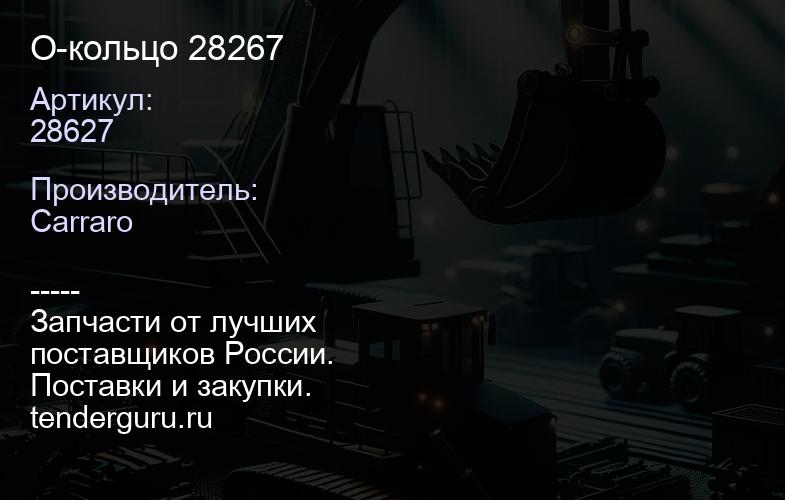 28627 О-кольцо 28267 | купить запчасти