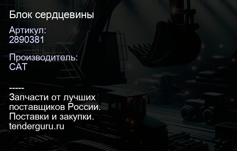 2890381 Блок сердцевины | купить запчасти