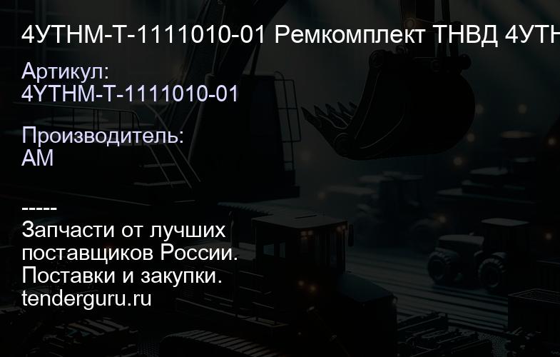 4УТНМ-Т-1111010-01 Ремкомплект ТНВД 4УТНМ-Т | купить запчасти