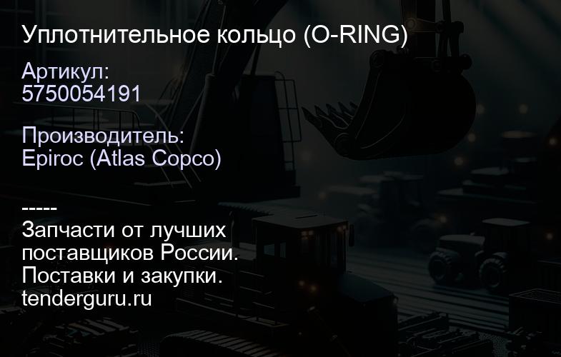 5750054191 Уплотнительное кольцо (O-RING)  | купить запчасти