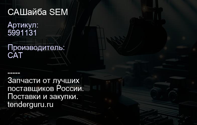 CA5991131 Шайба SEM | купить запчасти