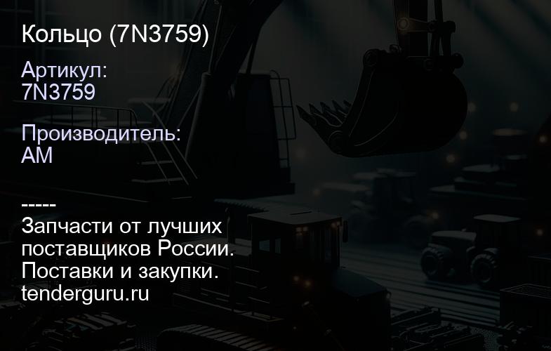 Кольцо (7N3759) | купить запчасти