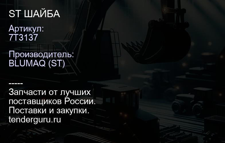 7T3137 ST ШАЙБА | купить запчасти