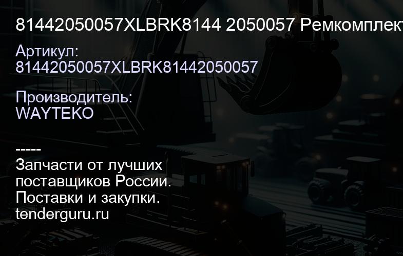 81442050057XLBRK8144 2050057 Ремкомплект шкворней F2000 на ось качество WAYTEKO PREMIUM | купить запчасти