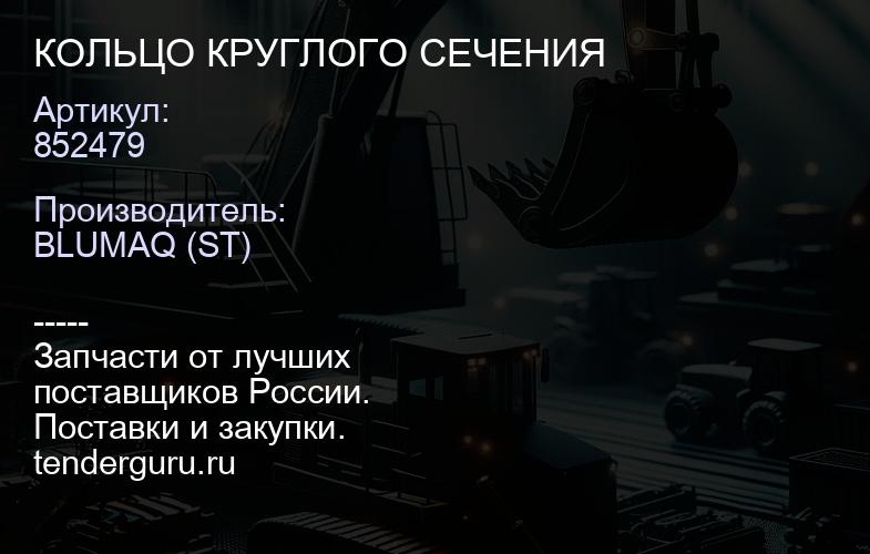 852479 КОЛЬЦО КРУГЛОГО СЕЧЕНИЯ | купить запчасти