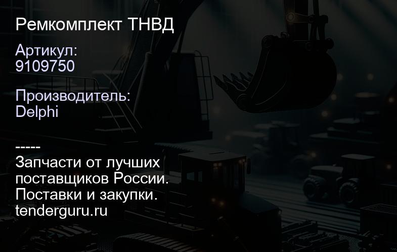 9109750 Ремкомплект ТНВД | купить запчасти