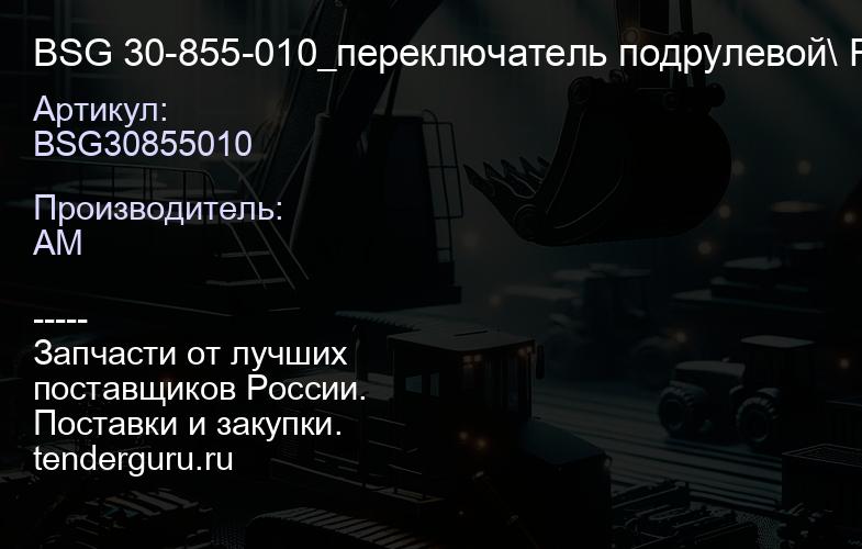 BSG30855010 BSG 30-855-010_переключатель подрулевой\ Ford Tourneo ConnectTransit all 00> | купить запчасти