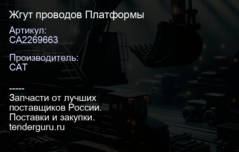 CA2269663 Жгут проводов Платформы | купить запчасти