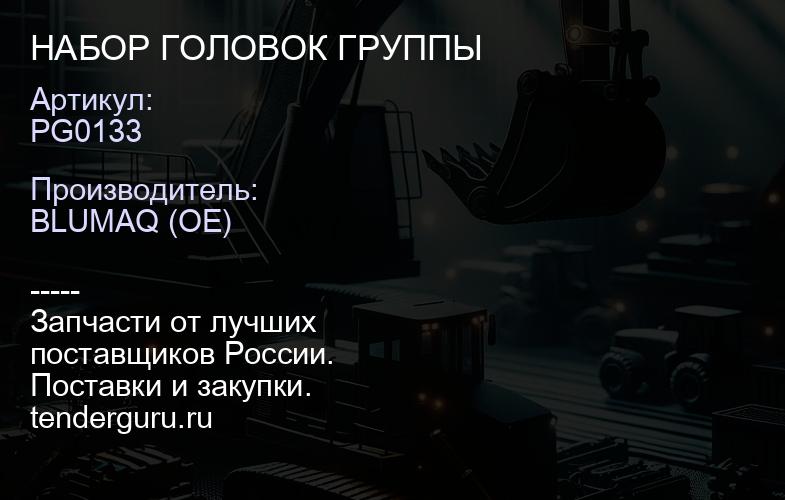 PG0133 НАБОР ГОЛОВОК ГРУППЫ | купить запчасти