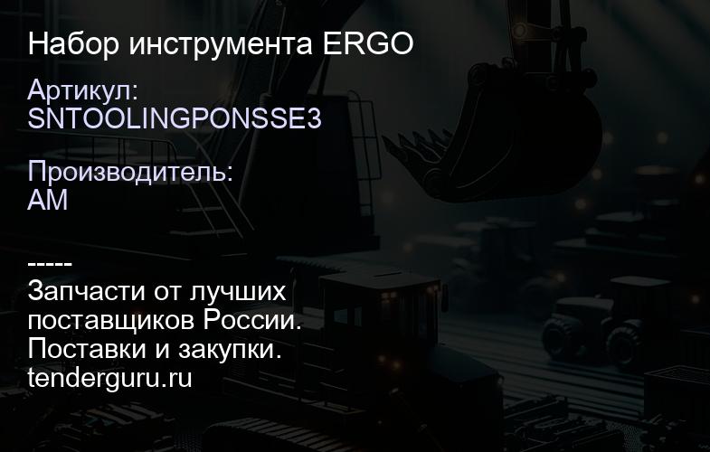 SNTOOLINGPONSSE3 Набор инструмента ERGO | купить запчасти