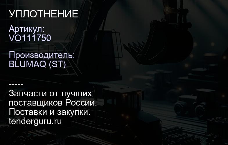 VO111750 УПЛОТНЕНИЕ | купить запчасти