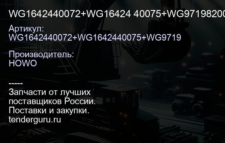 WG1642440072+WG16424 40075+WG9719820005-WG971982007 Комплект шлангов подъема кабины H | купить запчасти